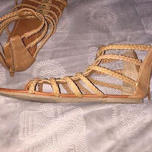 arizona jean sandals fairly used